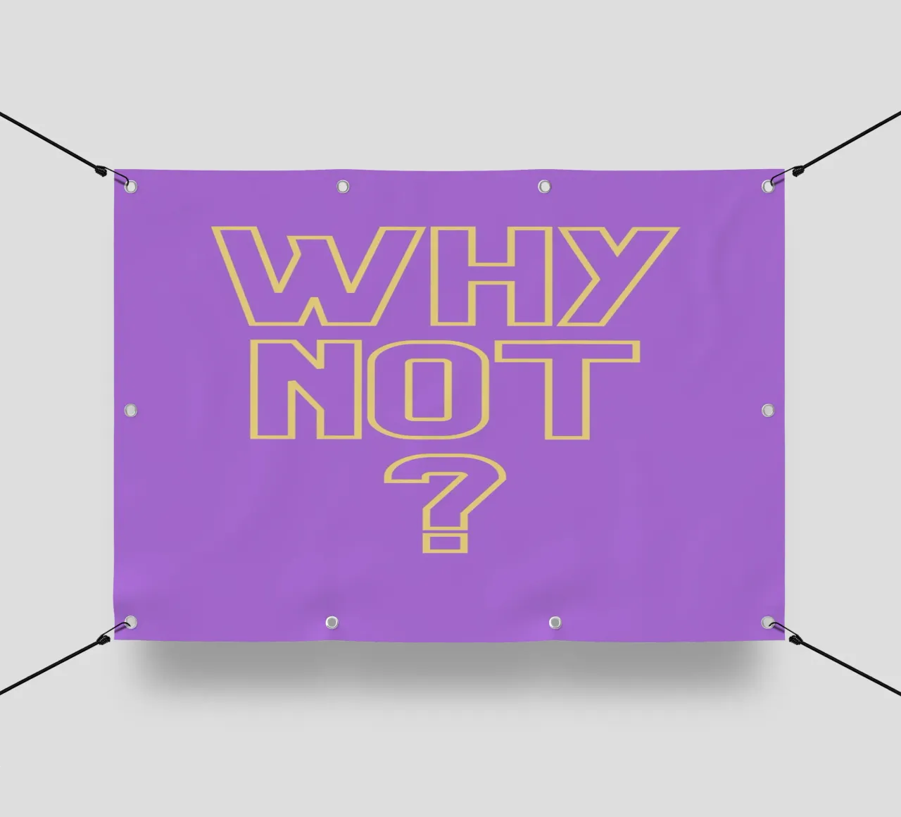 Why not? telo in pvc da AESTHETIC VIBES by Isabel