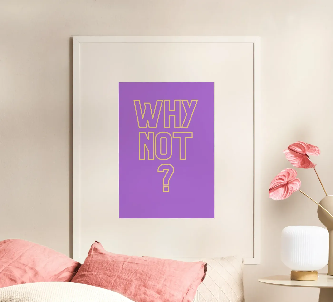 Why not? Poster von isabels_wunderwelt_digital_art