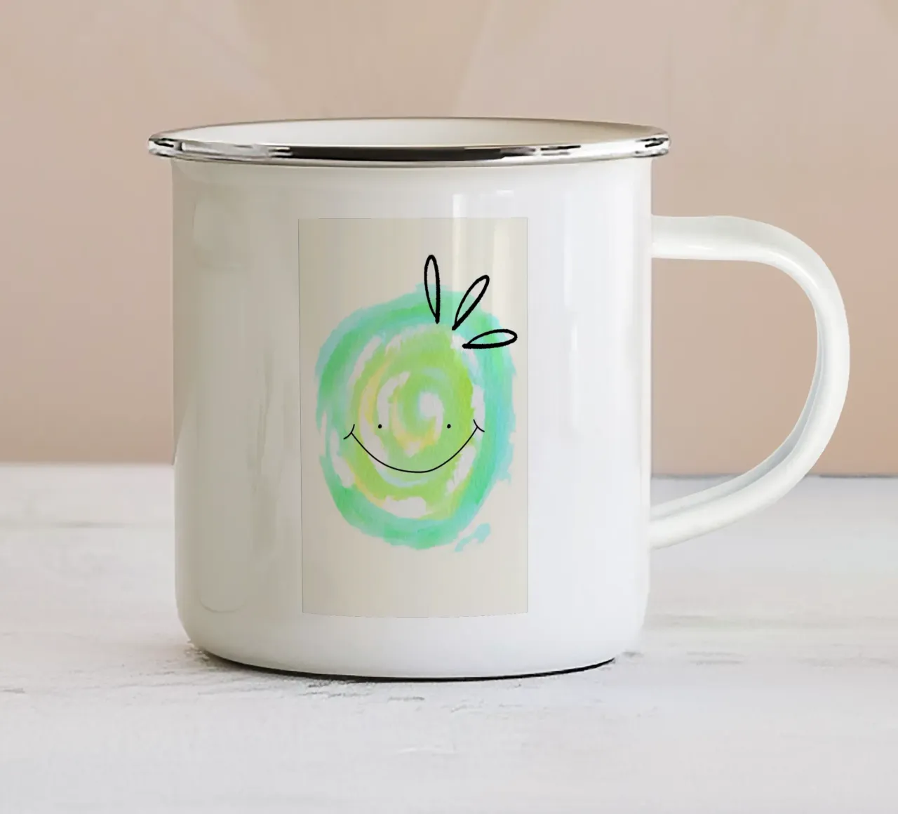 H! tazza in smalto da AESTHETIC VIBES by Isabel