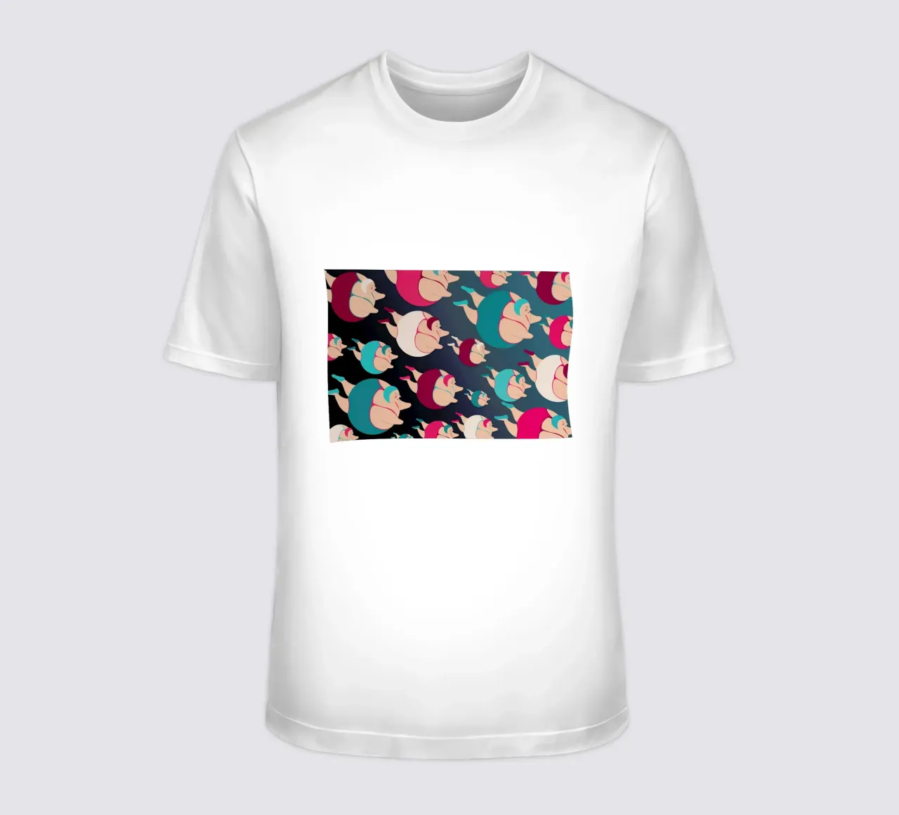 Night time swimmers t-shirt da Maria Kritzas