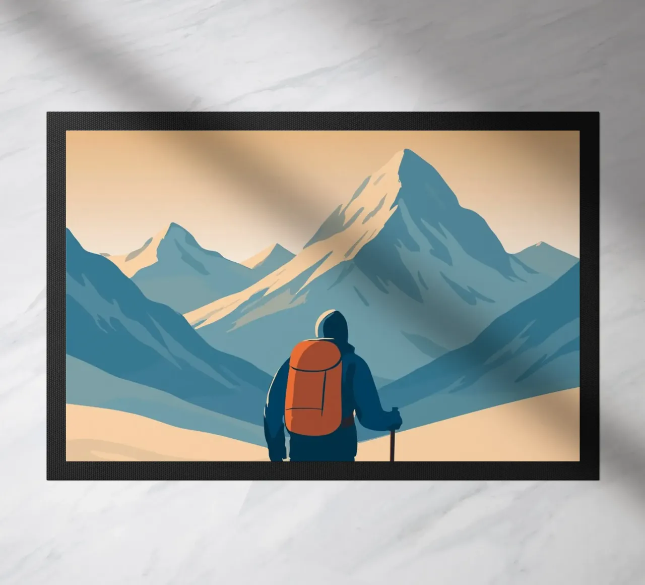 Alps deurmat van minimalist designs