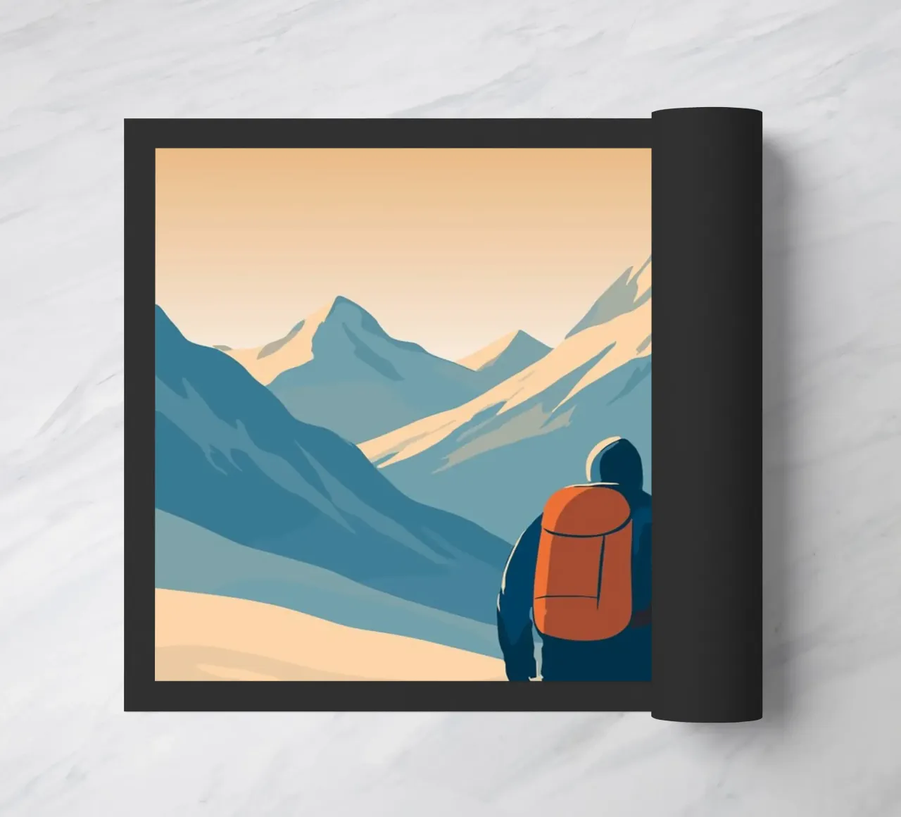 Alps deurmat van minimalist designs