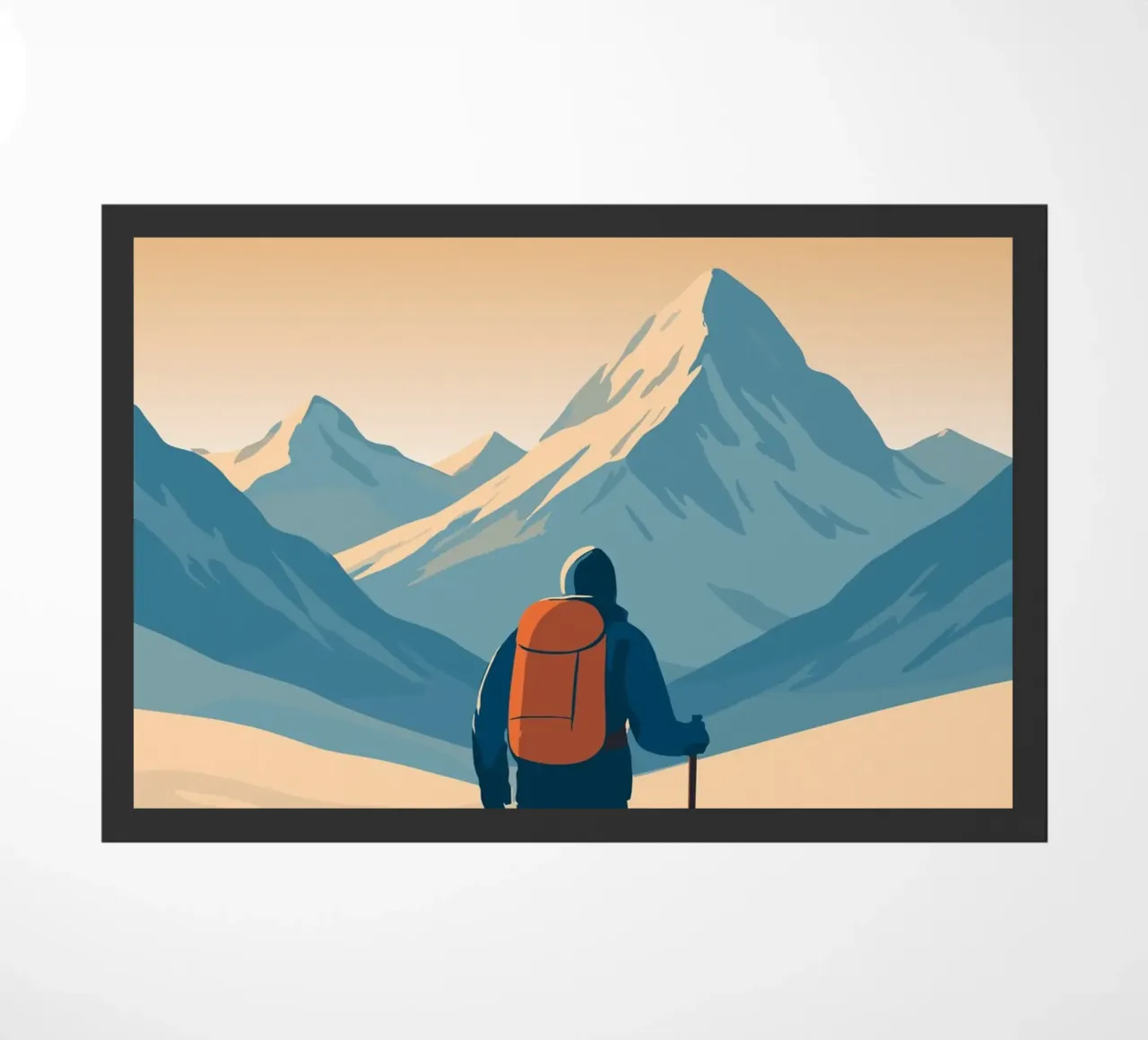 Alps deurmat van minimalist designs