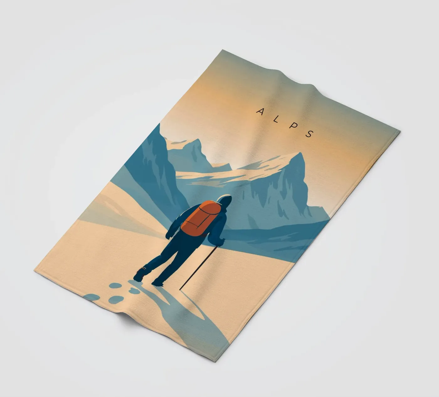 Alps Fleecedecke von minimalist designs