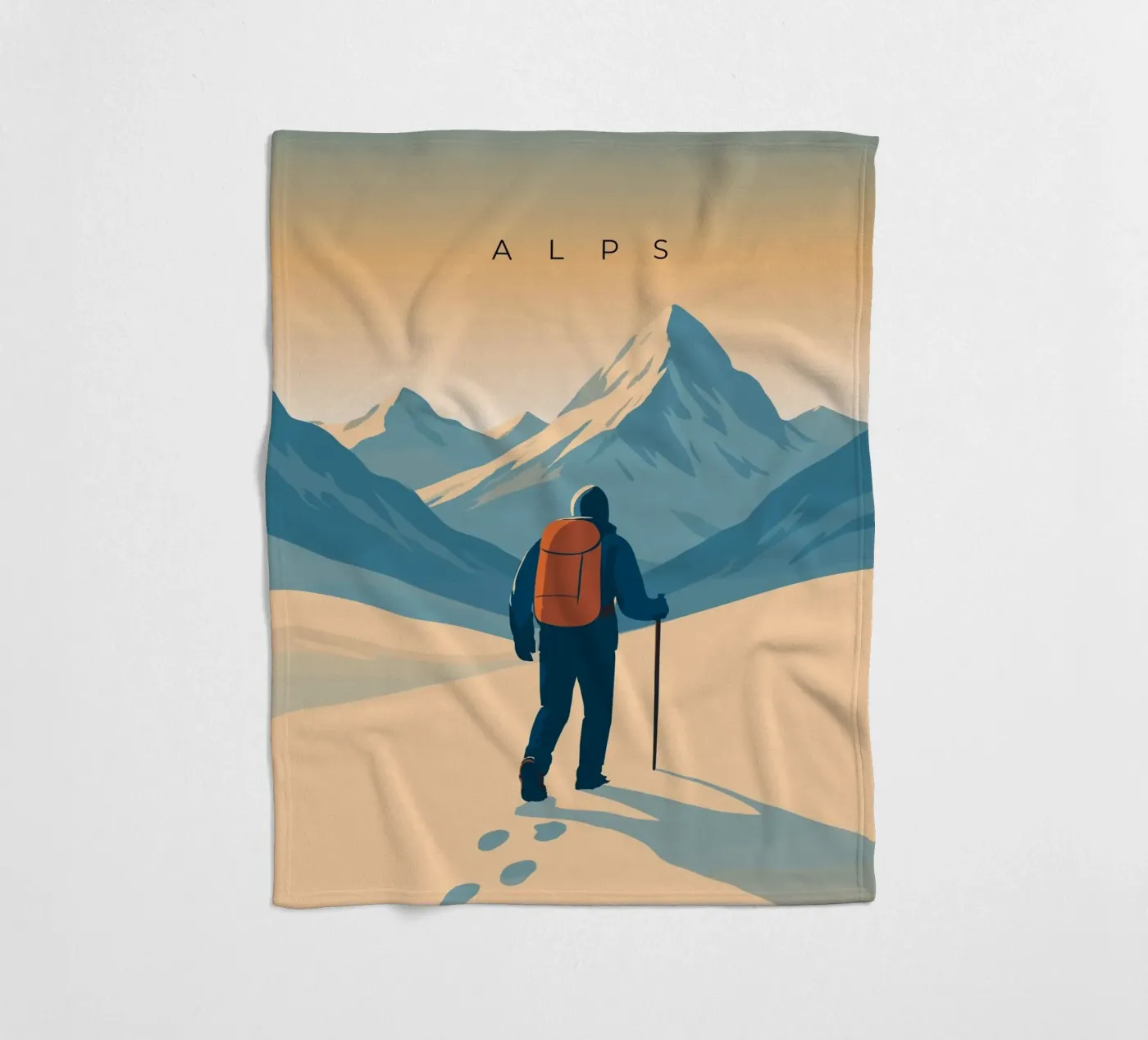 Alps Fleecedecke von minimalist designs