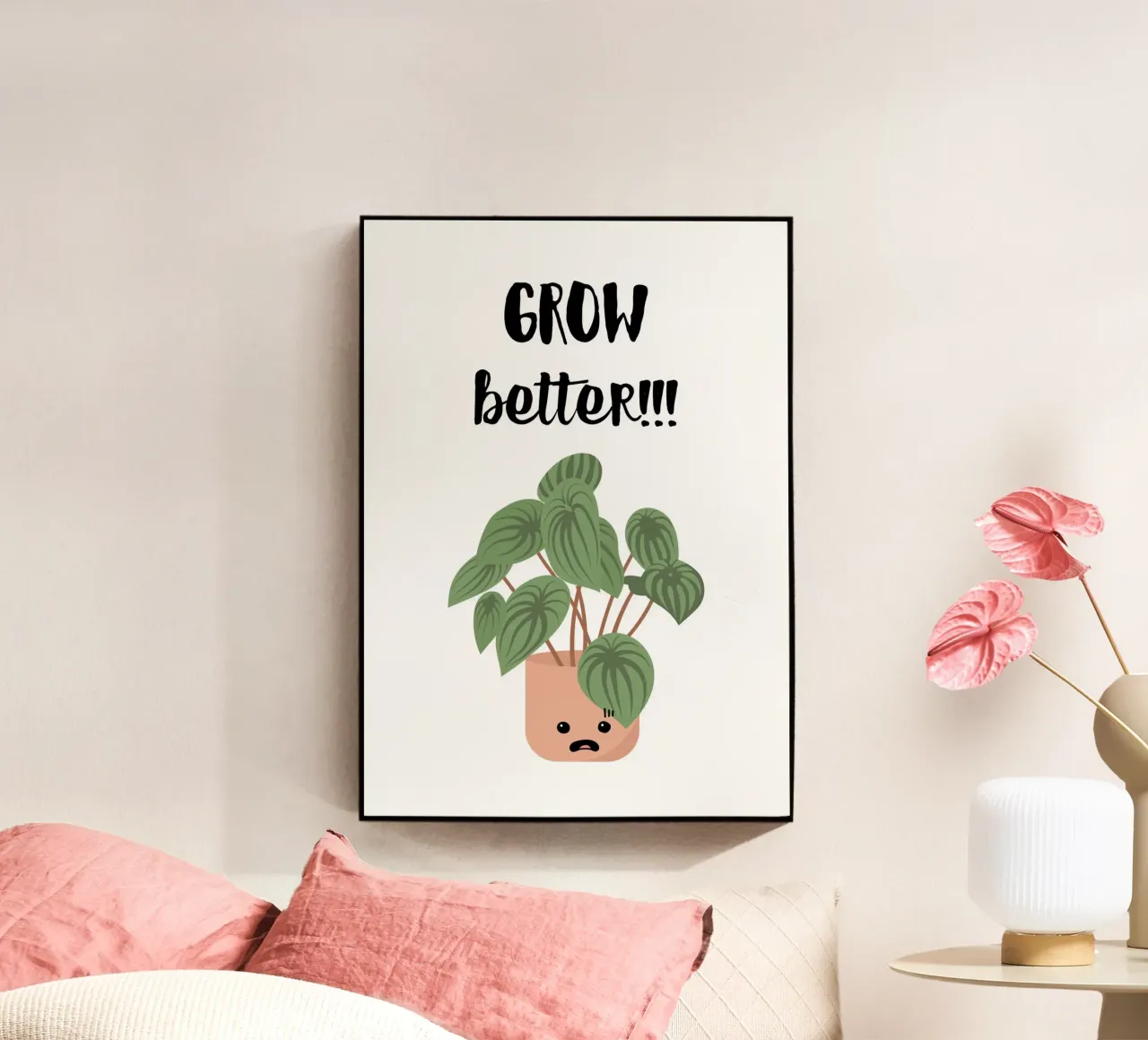 Grow better plexiglass da Quotes on walls