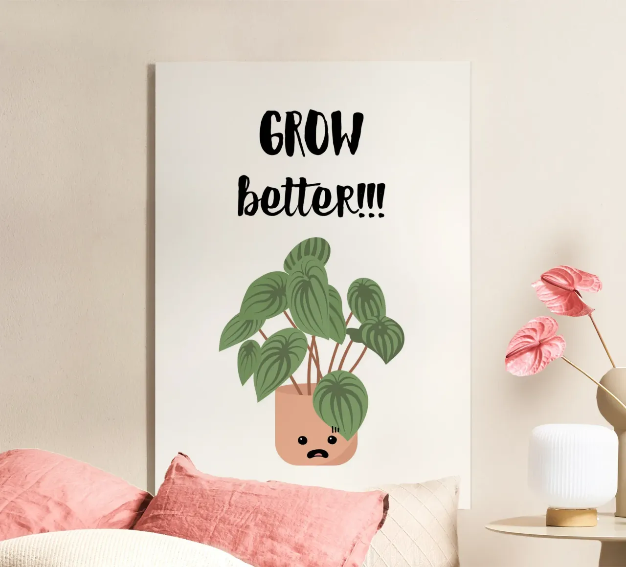 Grow better plexiglass da Quotes on walls