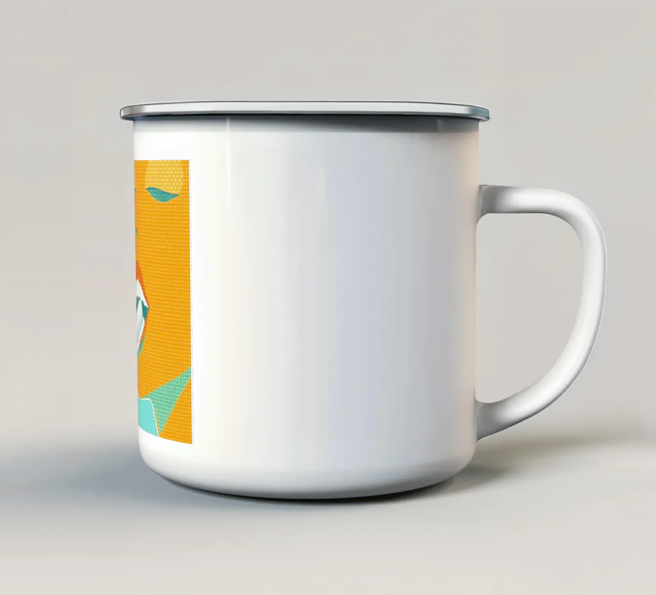 Spazzola Retro-Pop tazza in smalto da Dental art