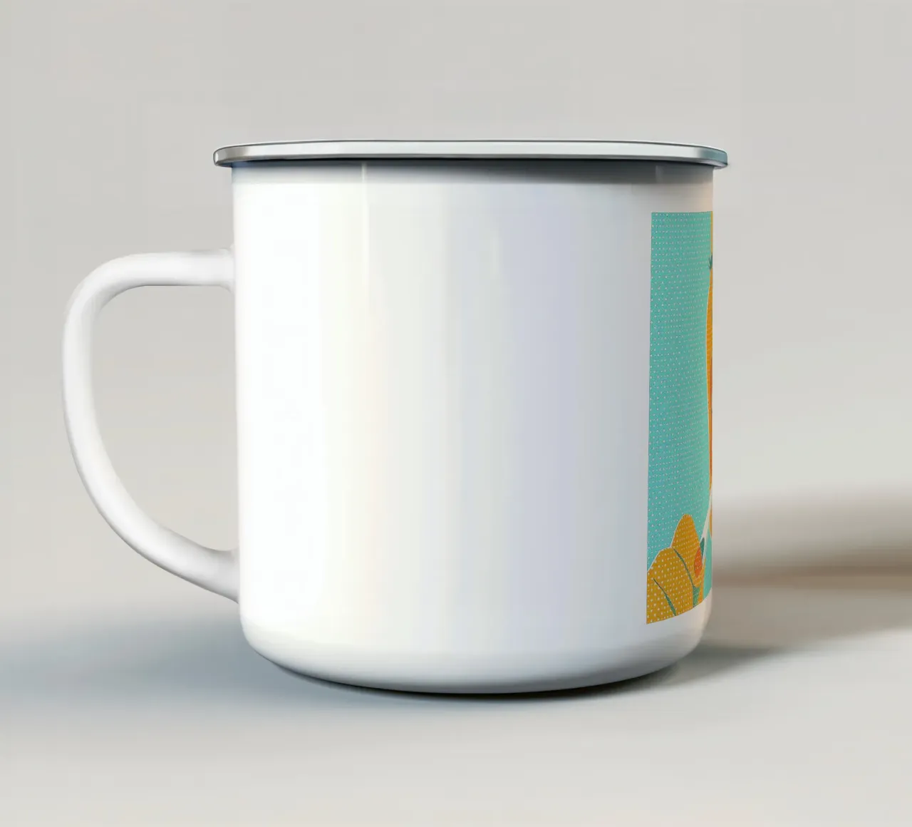 Spazzola Retro-Pop tazza in smalto da Dental art