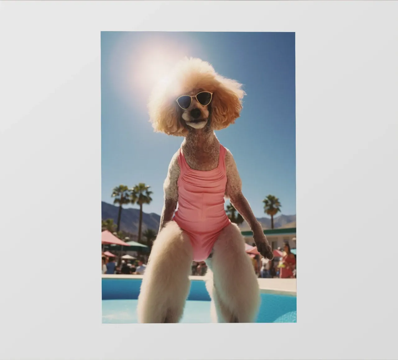 Tiffany fotobehang van Affiches Chien Originales – Dogland