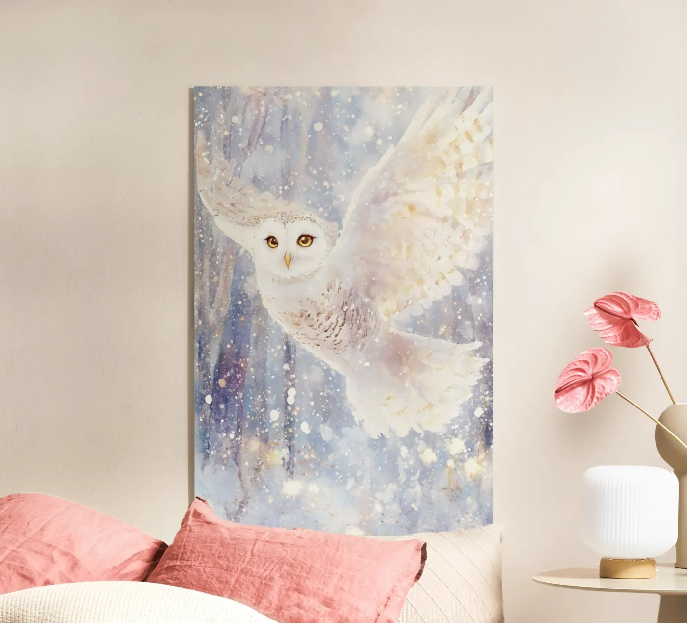 Snow Owl plexiglas de treechild