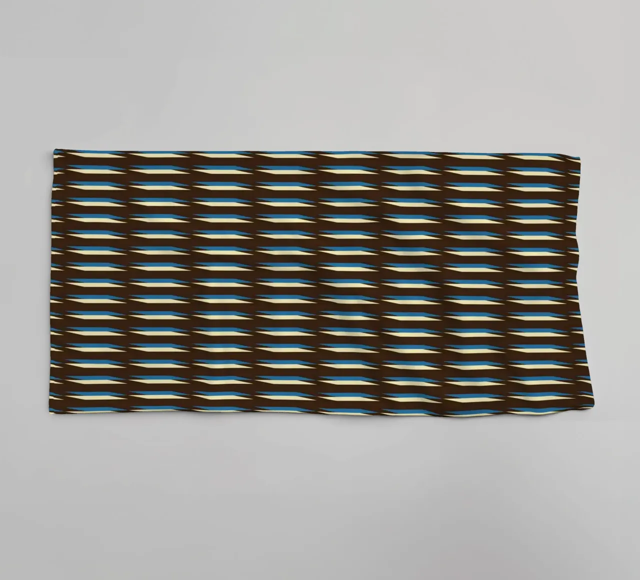 Geometric Lines and Shapes Pattern towel by Life of Pie