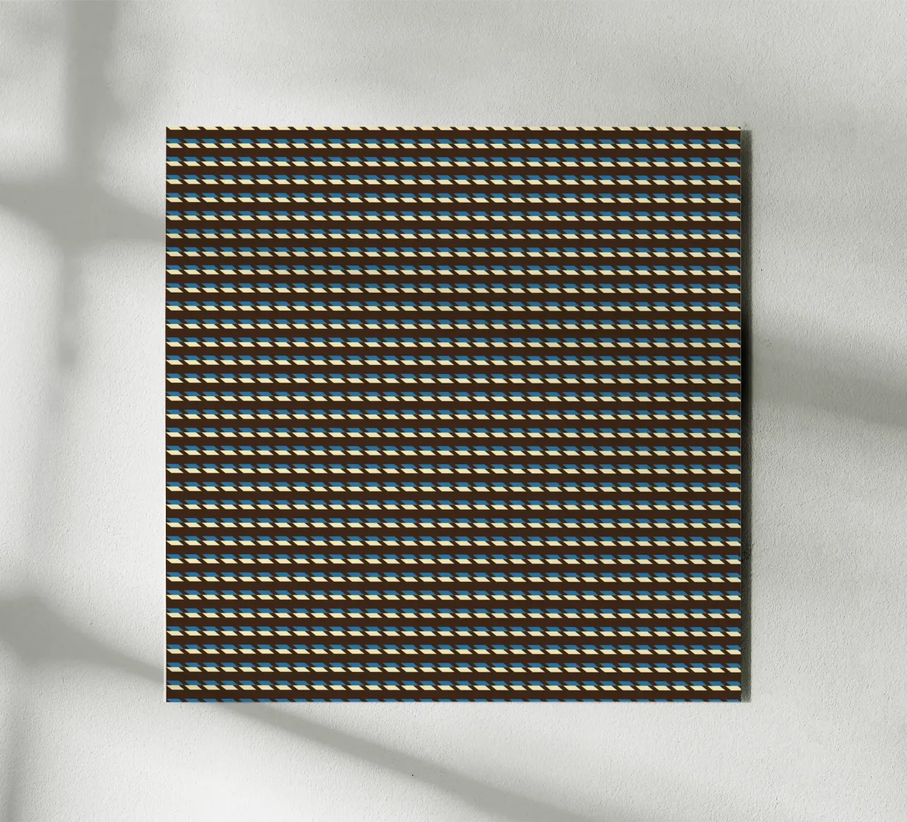 Pattern di linee e forme geometriche alluminio dibond da Life of Pie