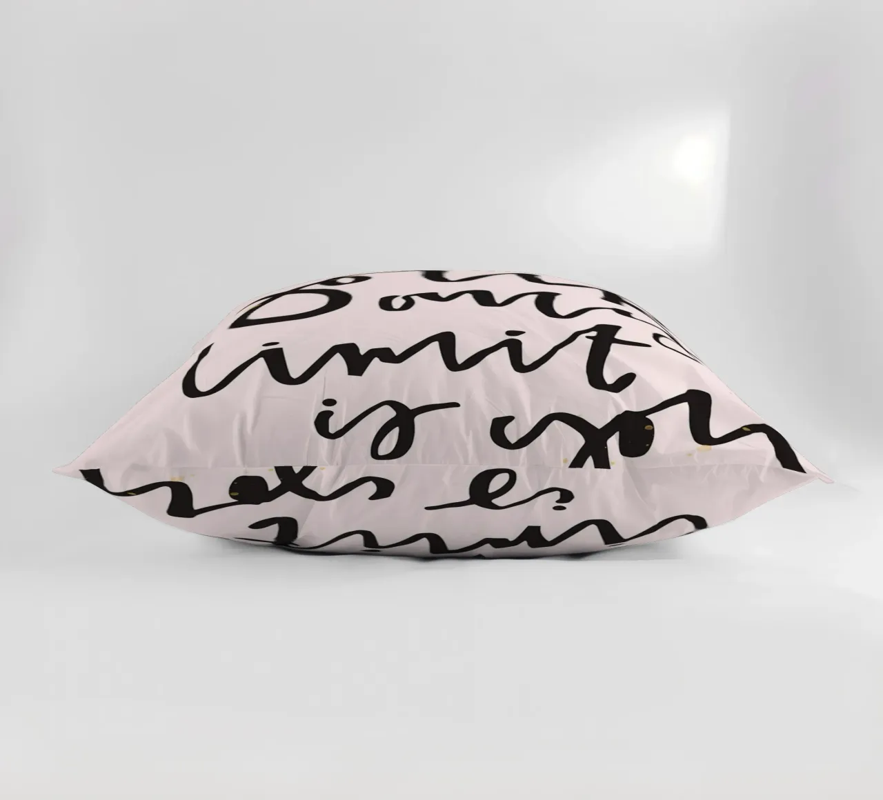 YOUR ONLY LIMIT IS YOU cuscino da ARTEVO