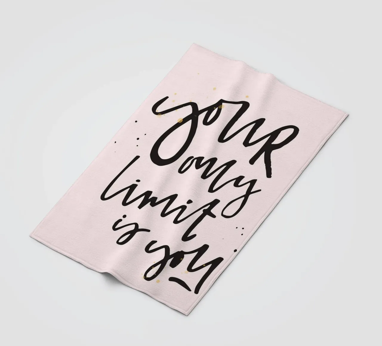 YOUR ONLY LIMIT IS YOU coperta in pile da ARTEVO