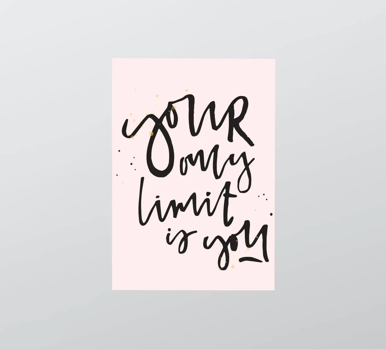 YOUR ONLY LIMIT IS YOU adesivo da ARTEVO