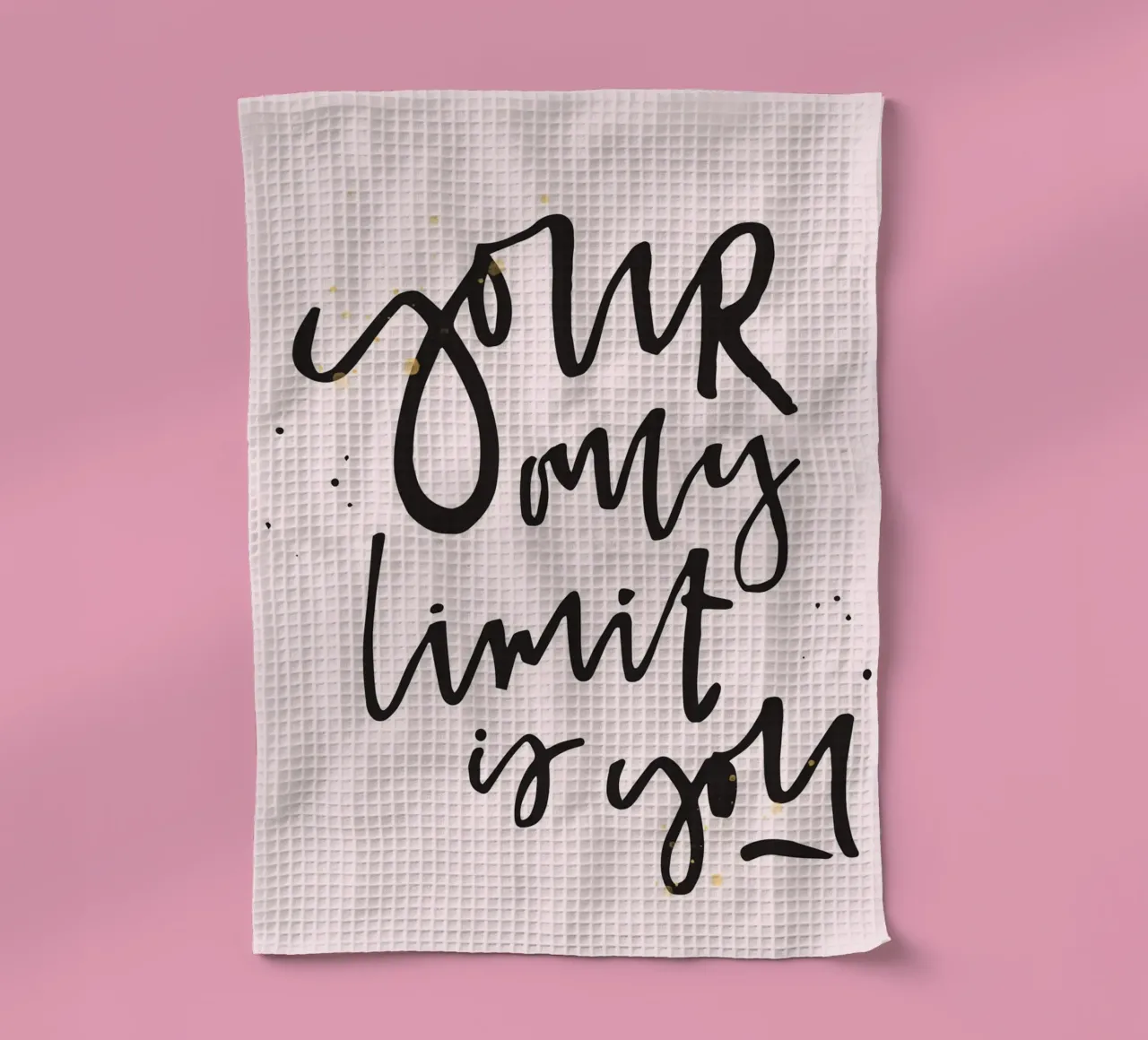 YOUR ONLY LIMIT IS YOU canovaccio da cucina da ARTEVO