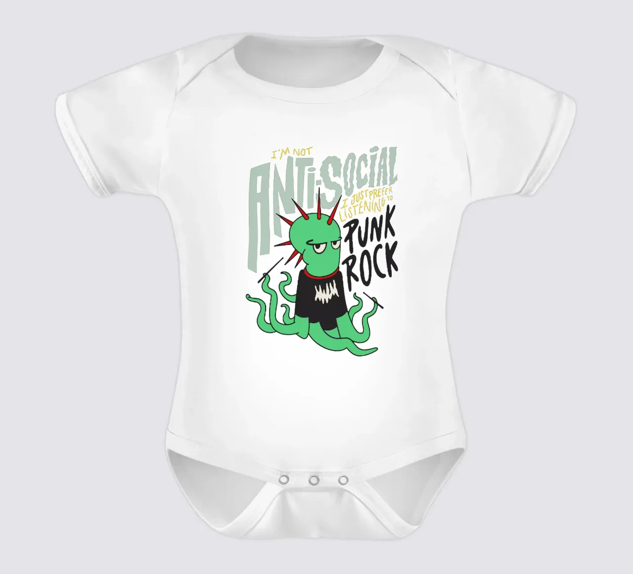 Soy Punk Rock body de bebé de Gunawan Rb