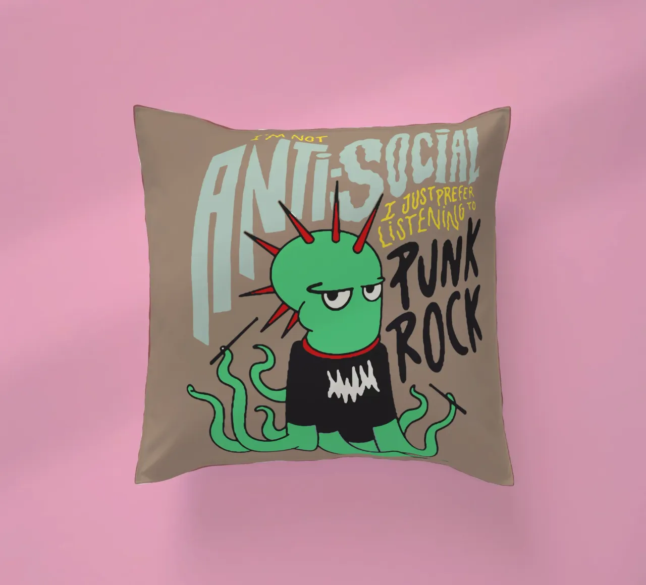 Sono Punk Rock cuscino da Gunawan Rb