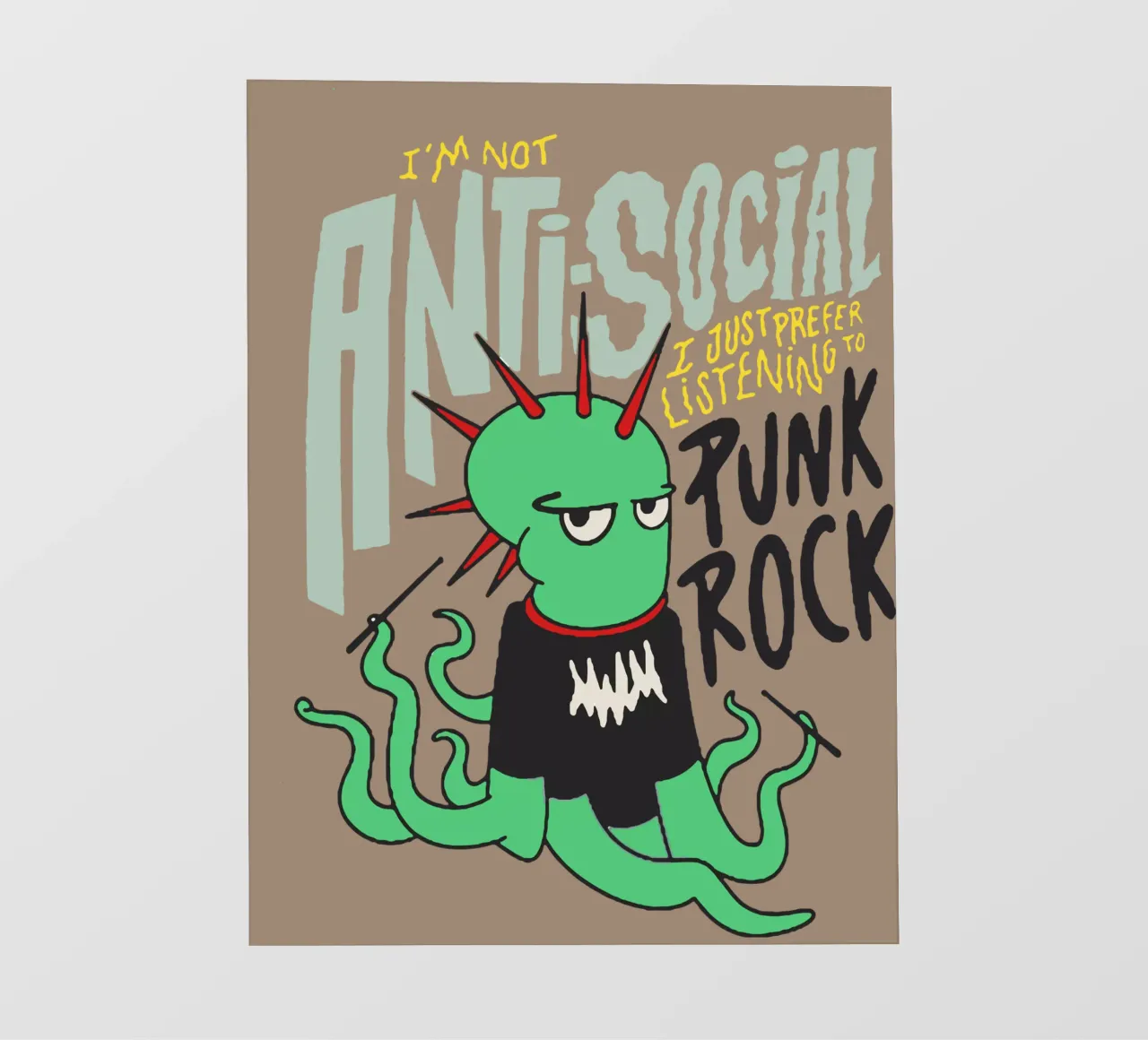 Sono Punk Rock pellicola backlit da Gunawan Rb