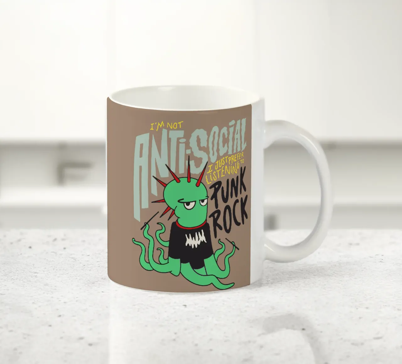 Sono Punk Rock tazza in ceramica da Gunawan Rb