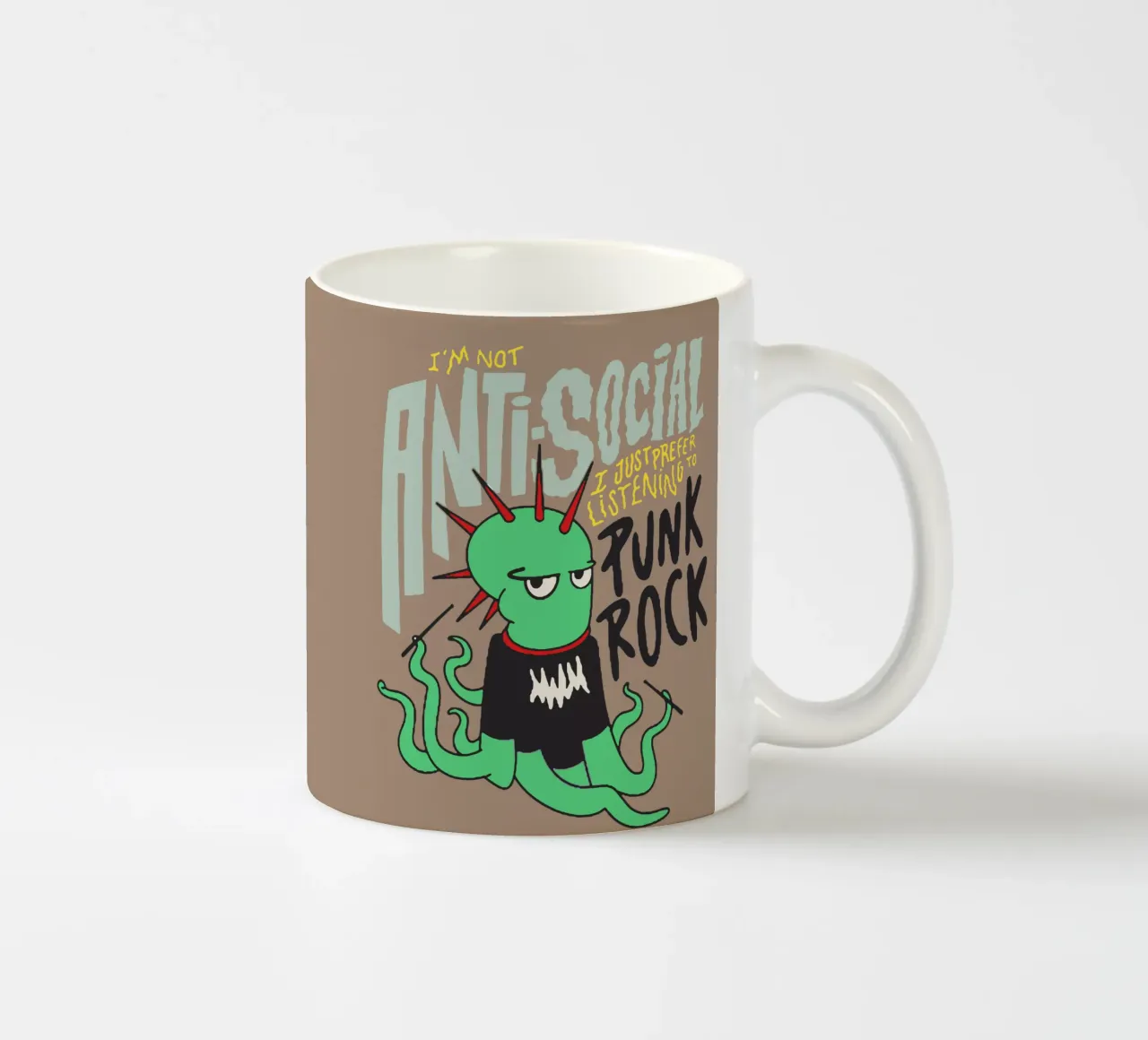Sono Punk Rock tazza in ceramica da Gunawan Rb