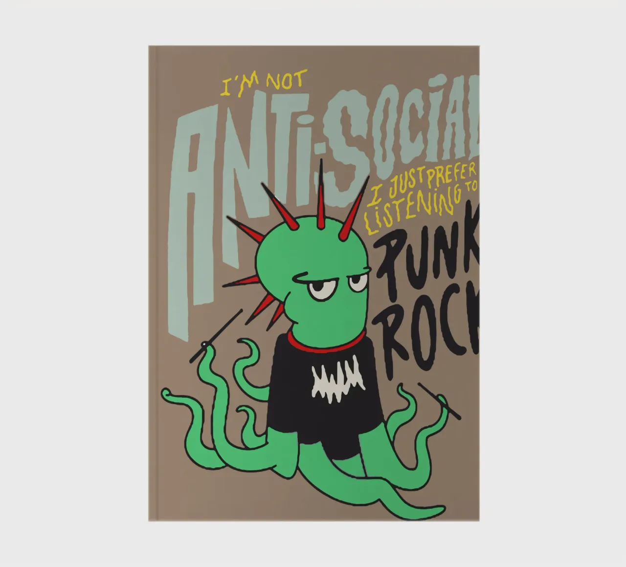 I'm Punk Rock notebook by Gunawan Rb