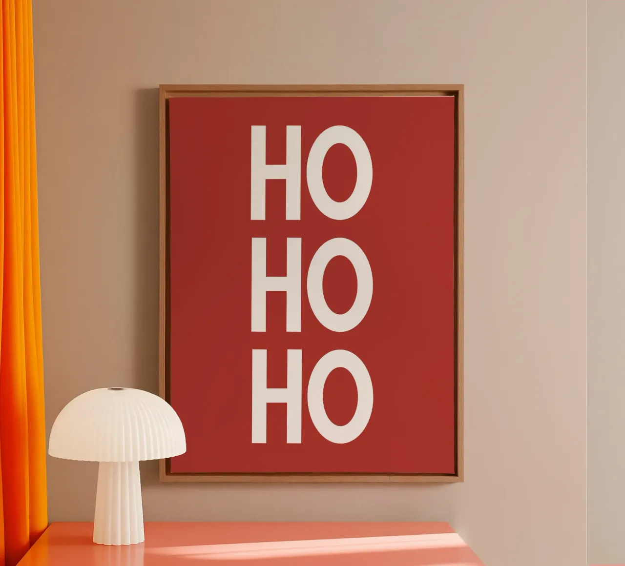 Ho Ho Ho Minimal canvas by vintageshop