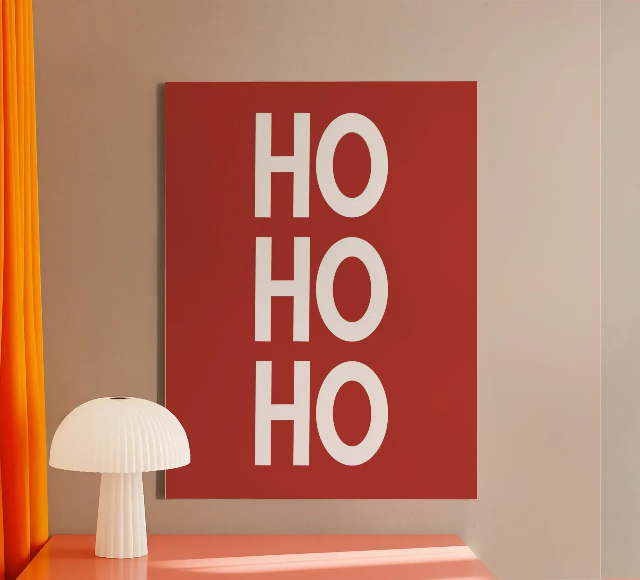 Ho Ho Ho Minimal canvas by vintageshop