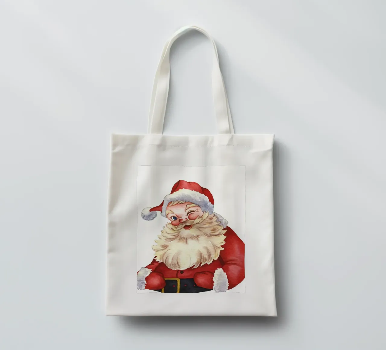 Winking Clause borsa in juta da vintageshop