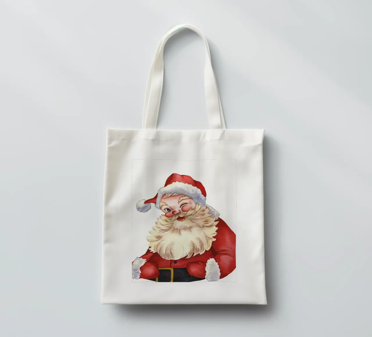 Winking Clause borsa in juta da vintageshop