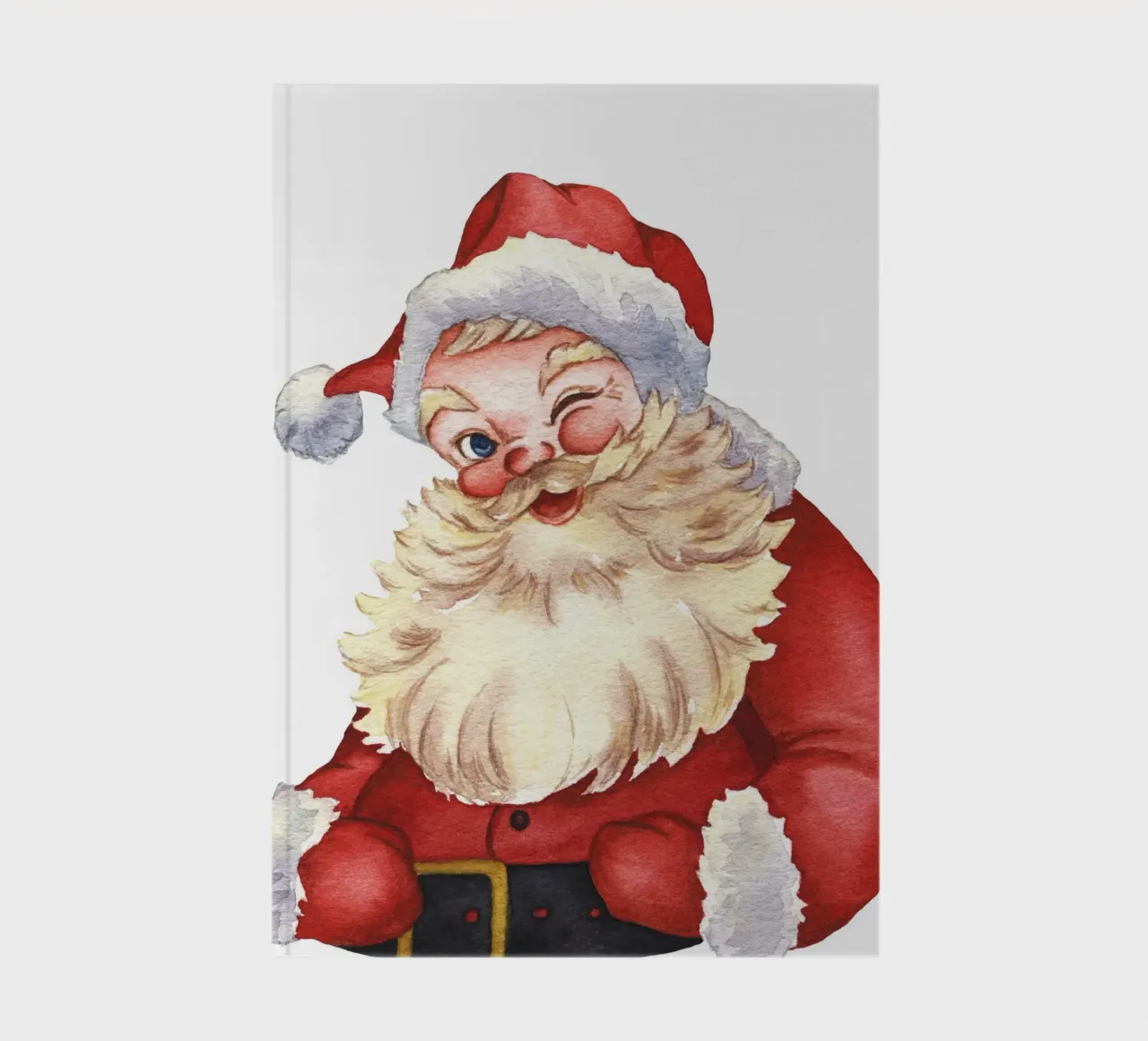 Winking Clause notebook by vintageshop
