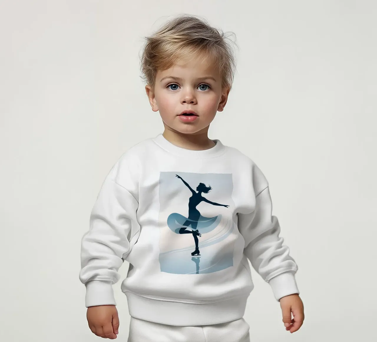 Pattinare in tranquillità felpa neonato da Maison Solis