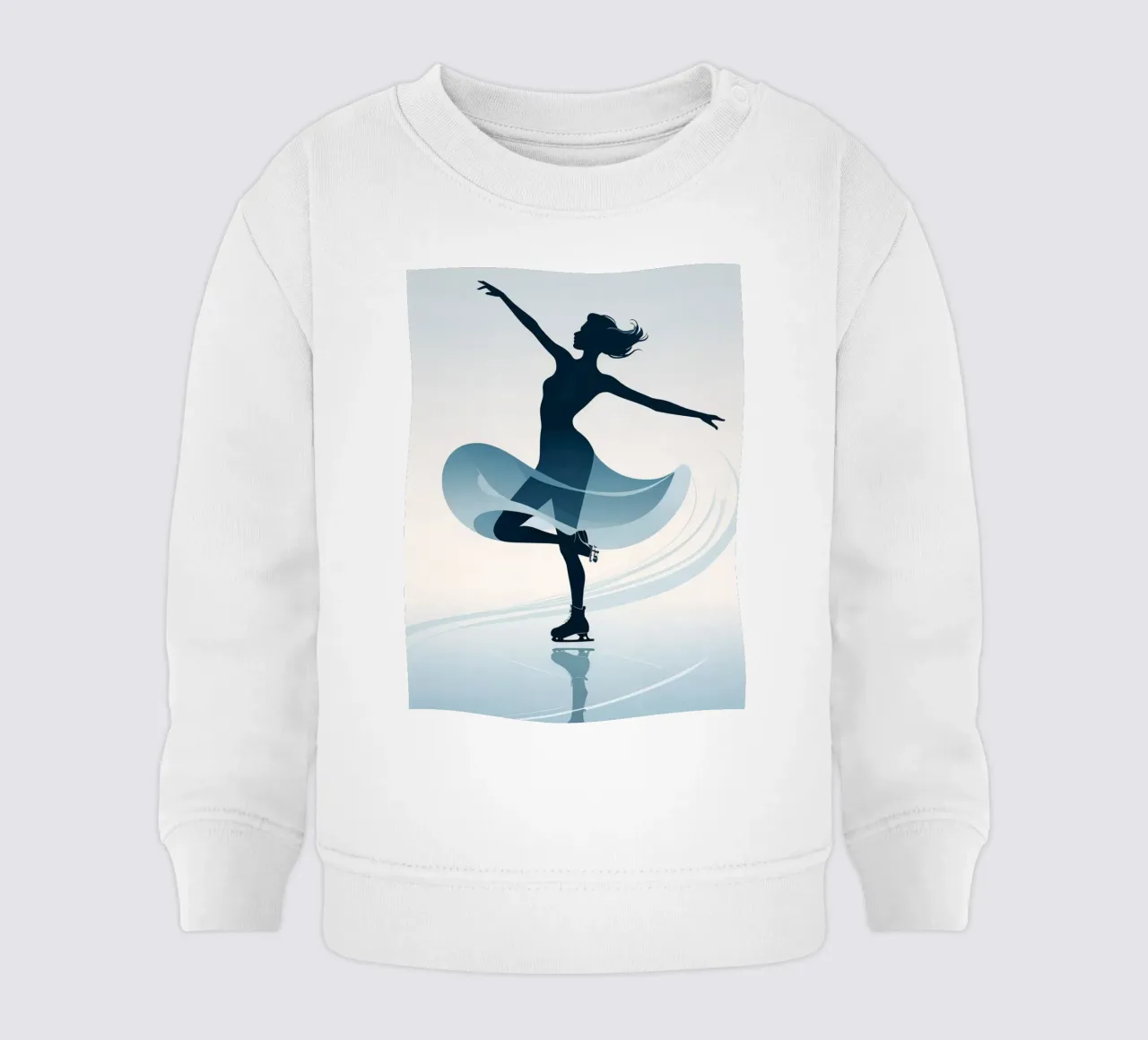 Pattinare in tranquillità felpa neonato da Maison Solis