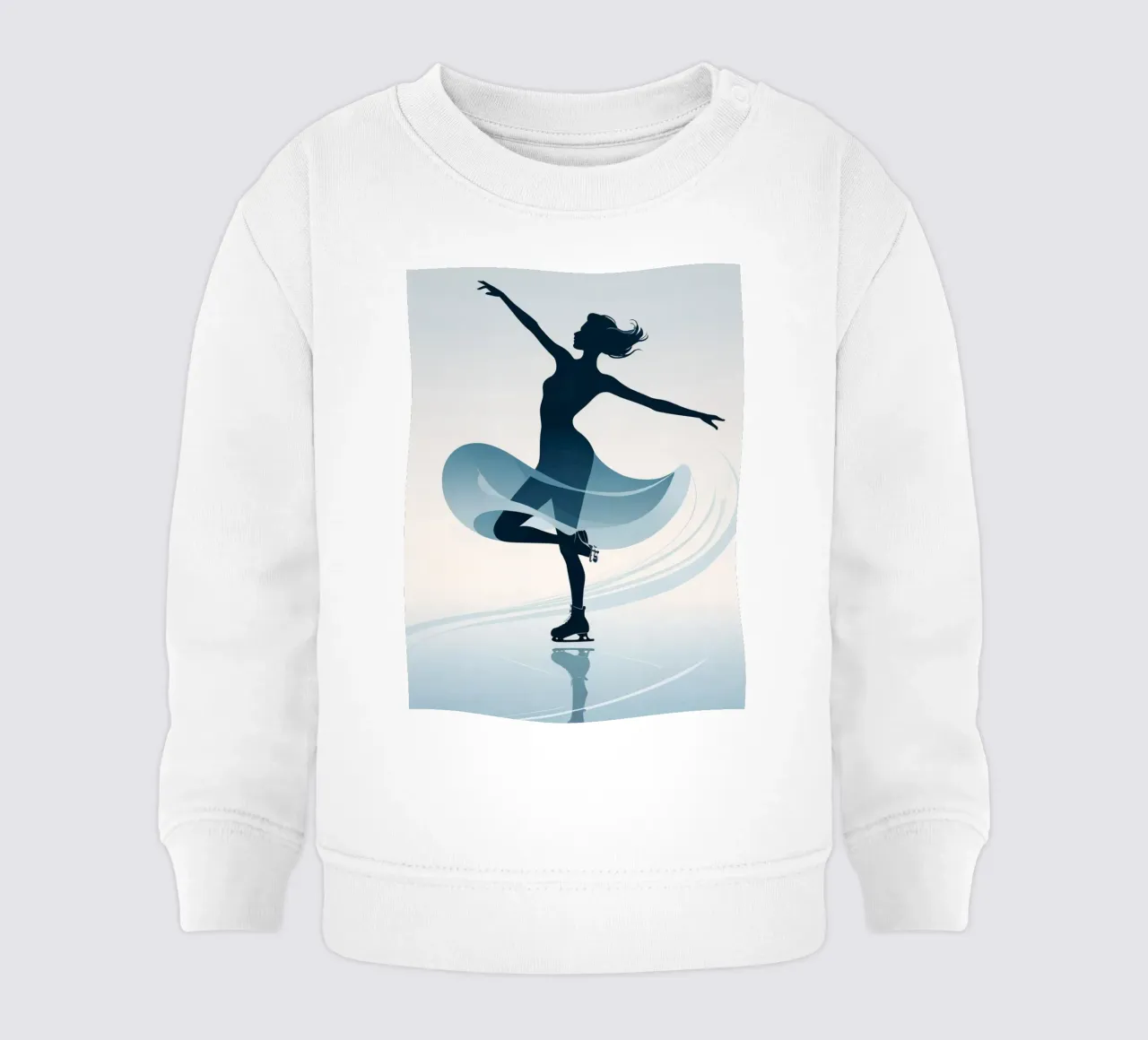 Pattinare in tranquillità felpa neonato da Maison Solis