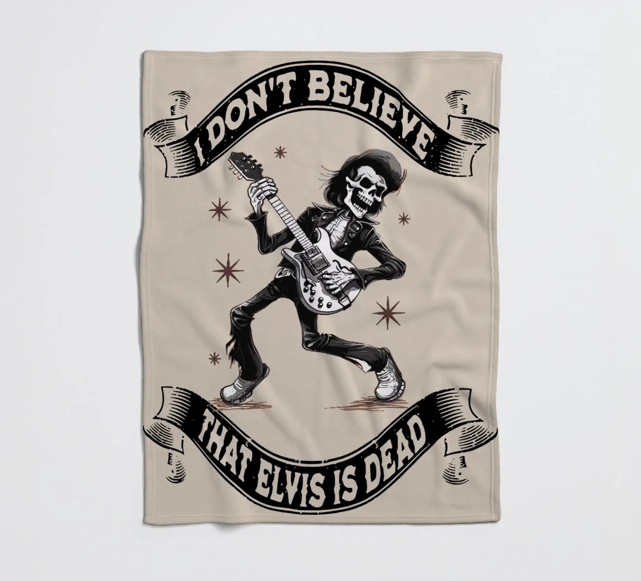 Non credo che Elvis sia morto coperta in pile da Gunawan Rb