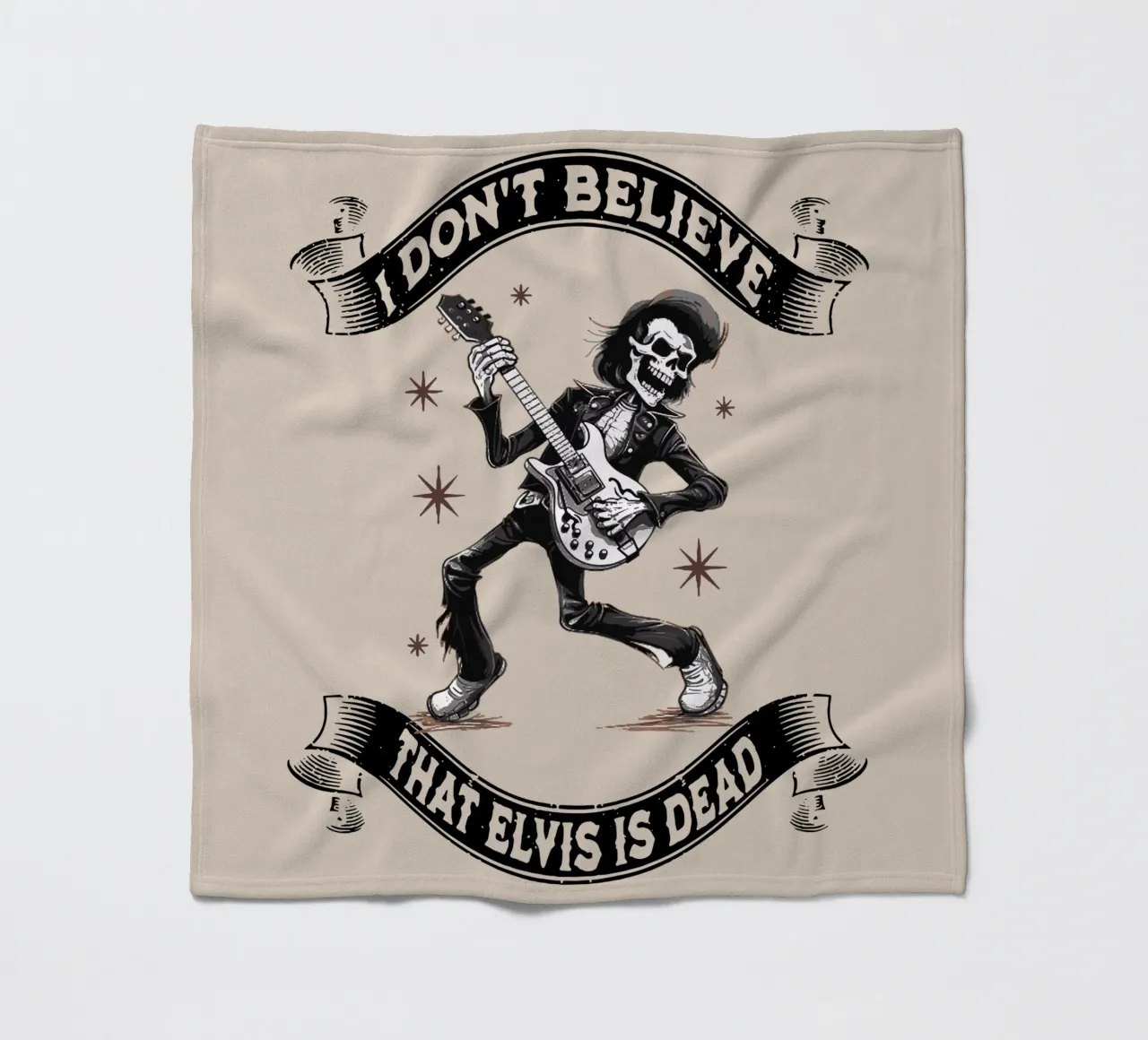 Non credo che Elvis sia morto coperta in pile da Gunawan Rb