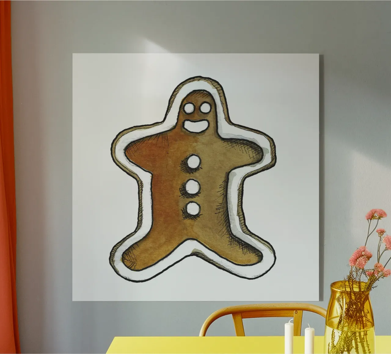 Christmas Cookie plexiglass da Face & Content