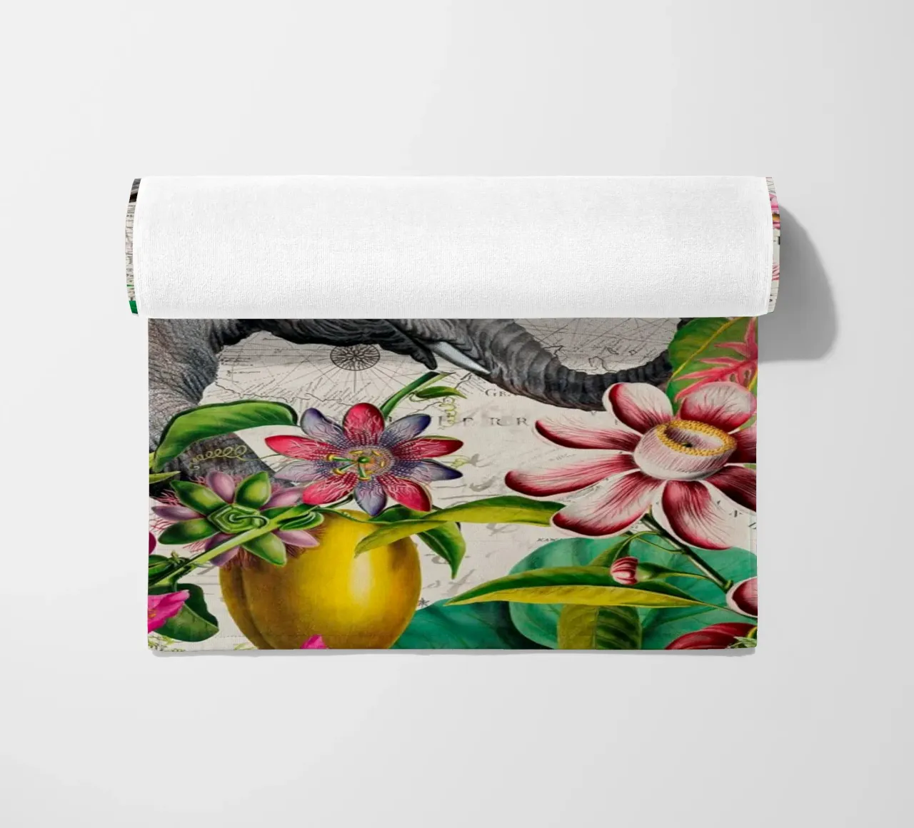 Elefanti Paradiso Tropicale telo mare da Andrea Haase Vintage World