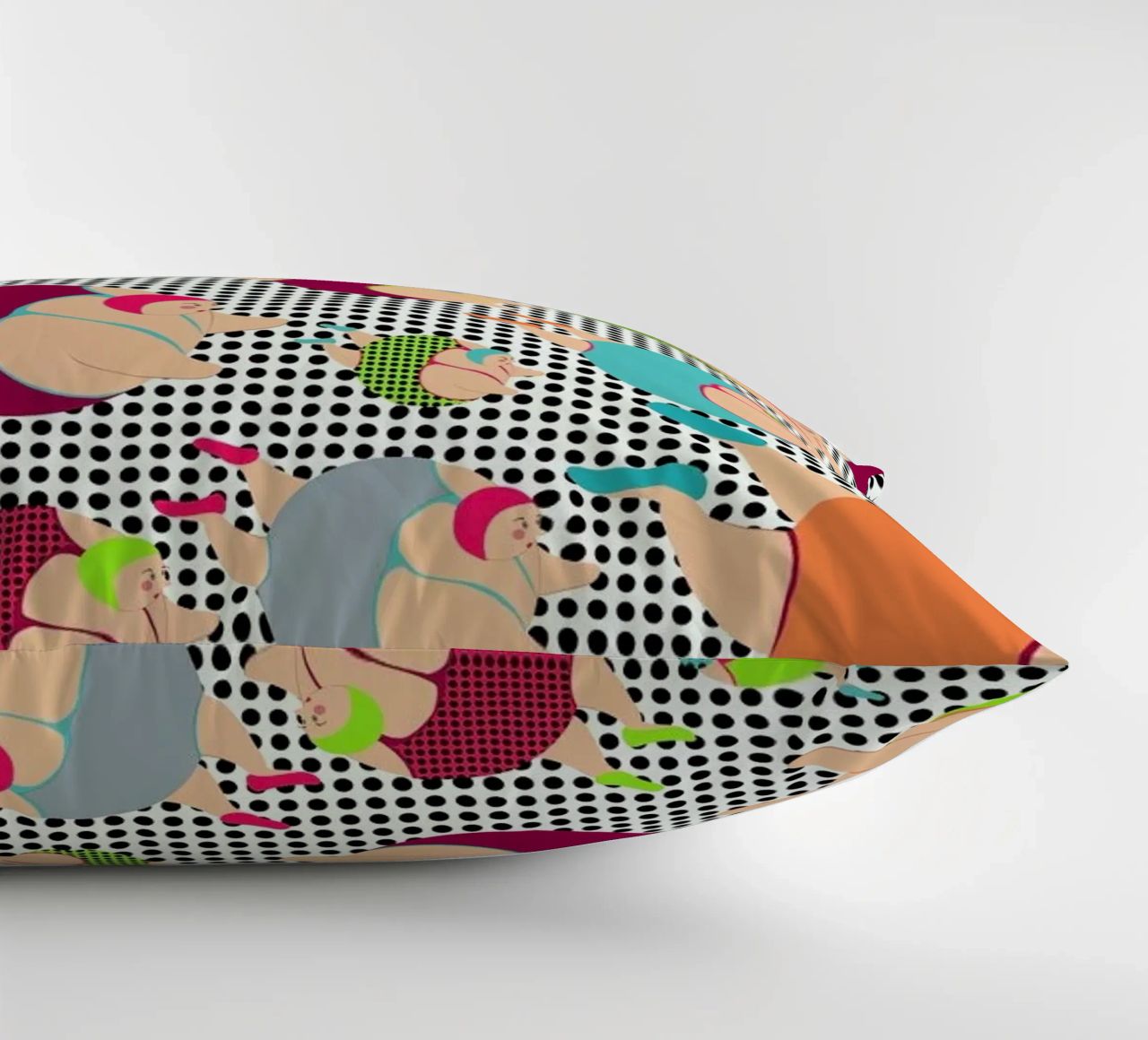 Spotty Swimmers (SSWIM) cuscino da Maria Kritzas