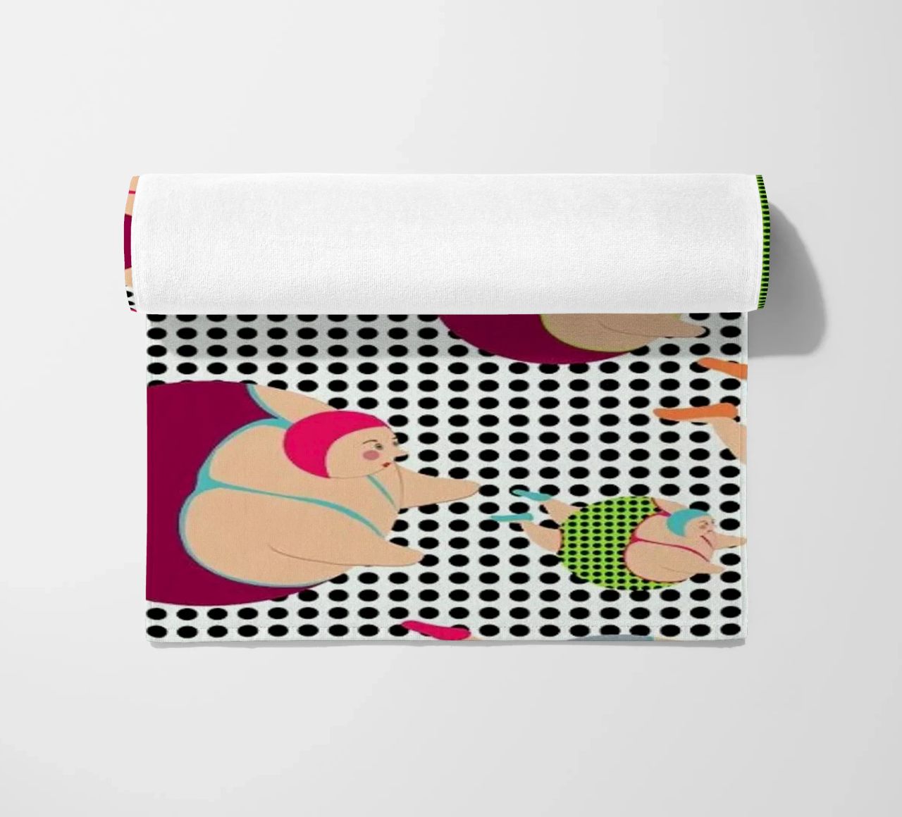 Spotty Swimmers (SSWIM) serviette de plage de Maria Kritzas