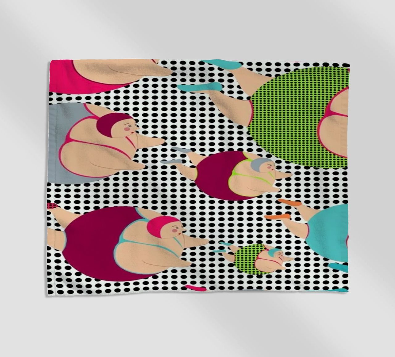 Spotty Swimmers (SSWIM) serviette de plage de Maria Kritzas
