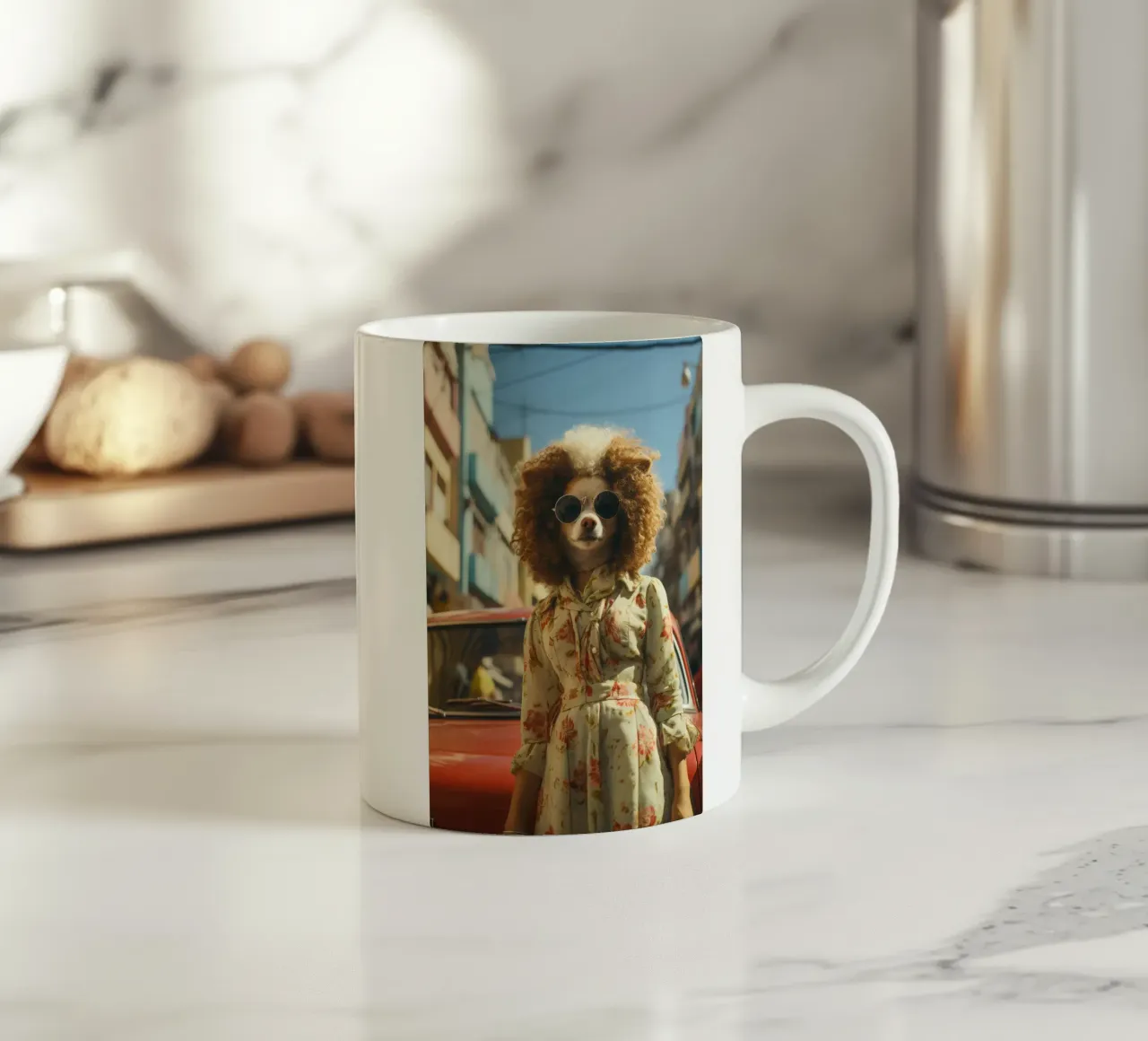 Gaëlle tazza in ceramica da Affiches Chien Originales – Dogland