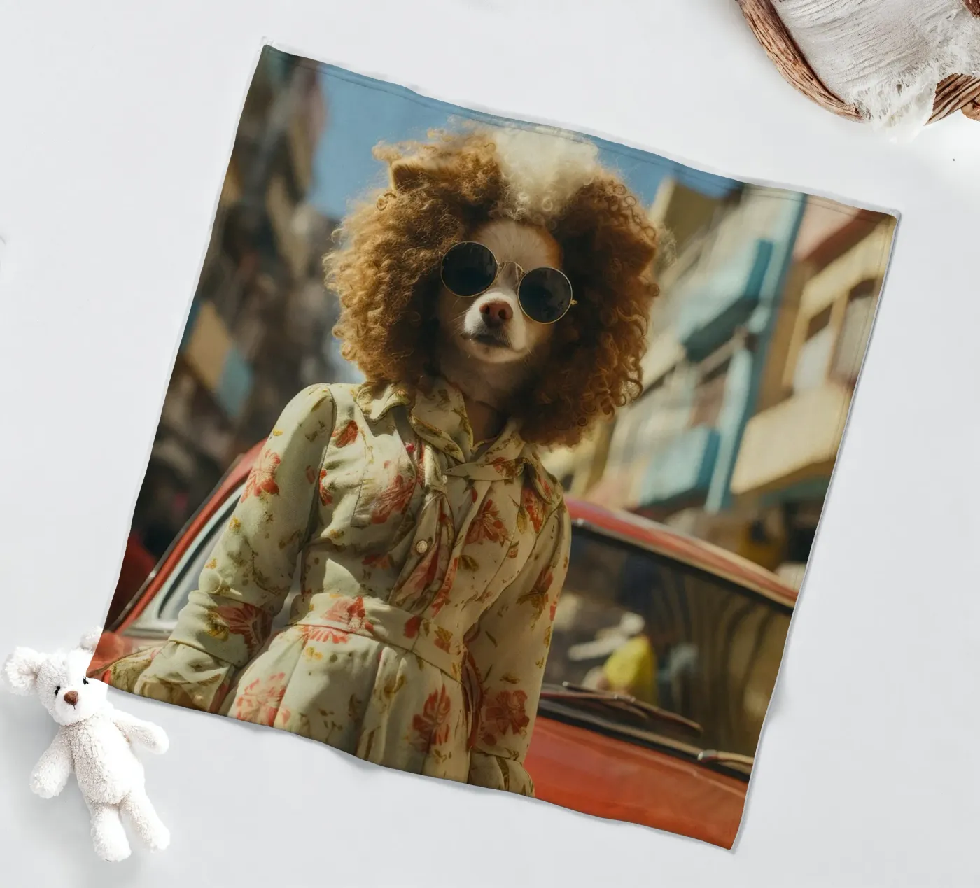 Gaëlle fleecedeken van Affiches Chien Originales – Dogland