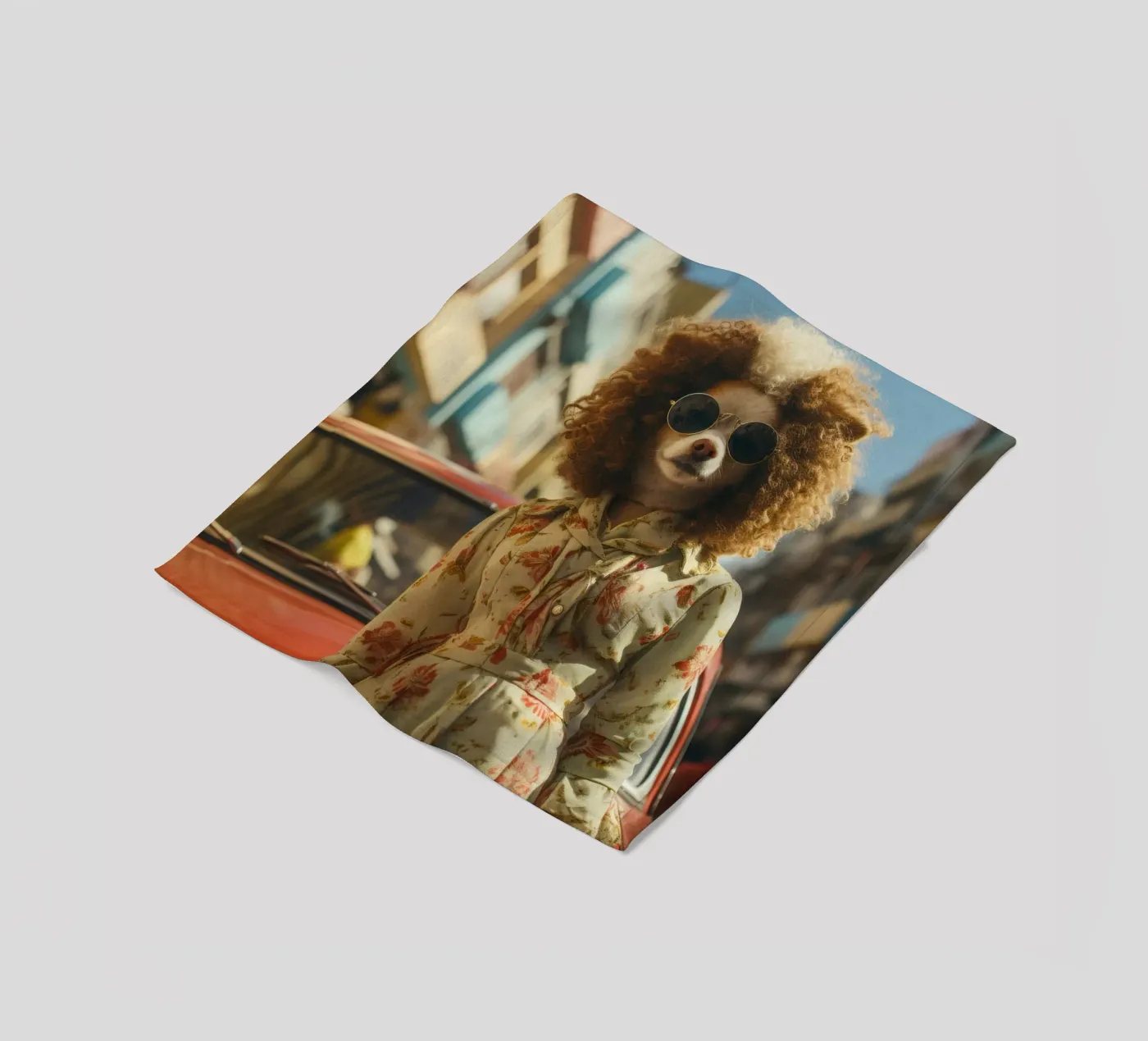 Gaëlle fleecedeken van Affiches Chien Originales – Dogland