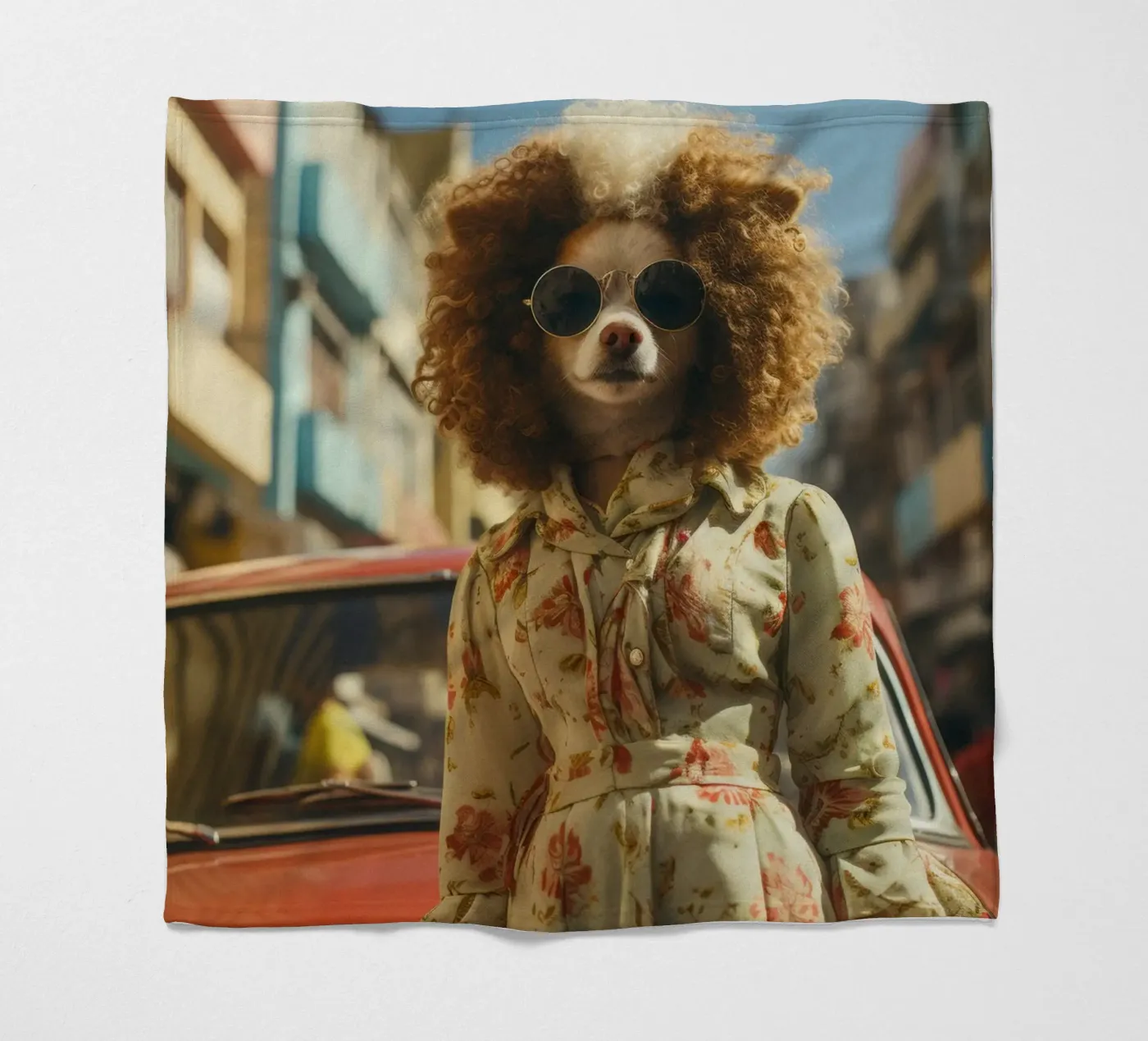 Gaëlle fleecedeken van Affiches Chien Originales – Dogland