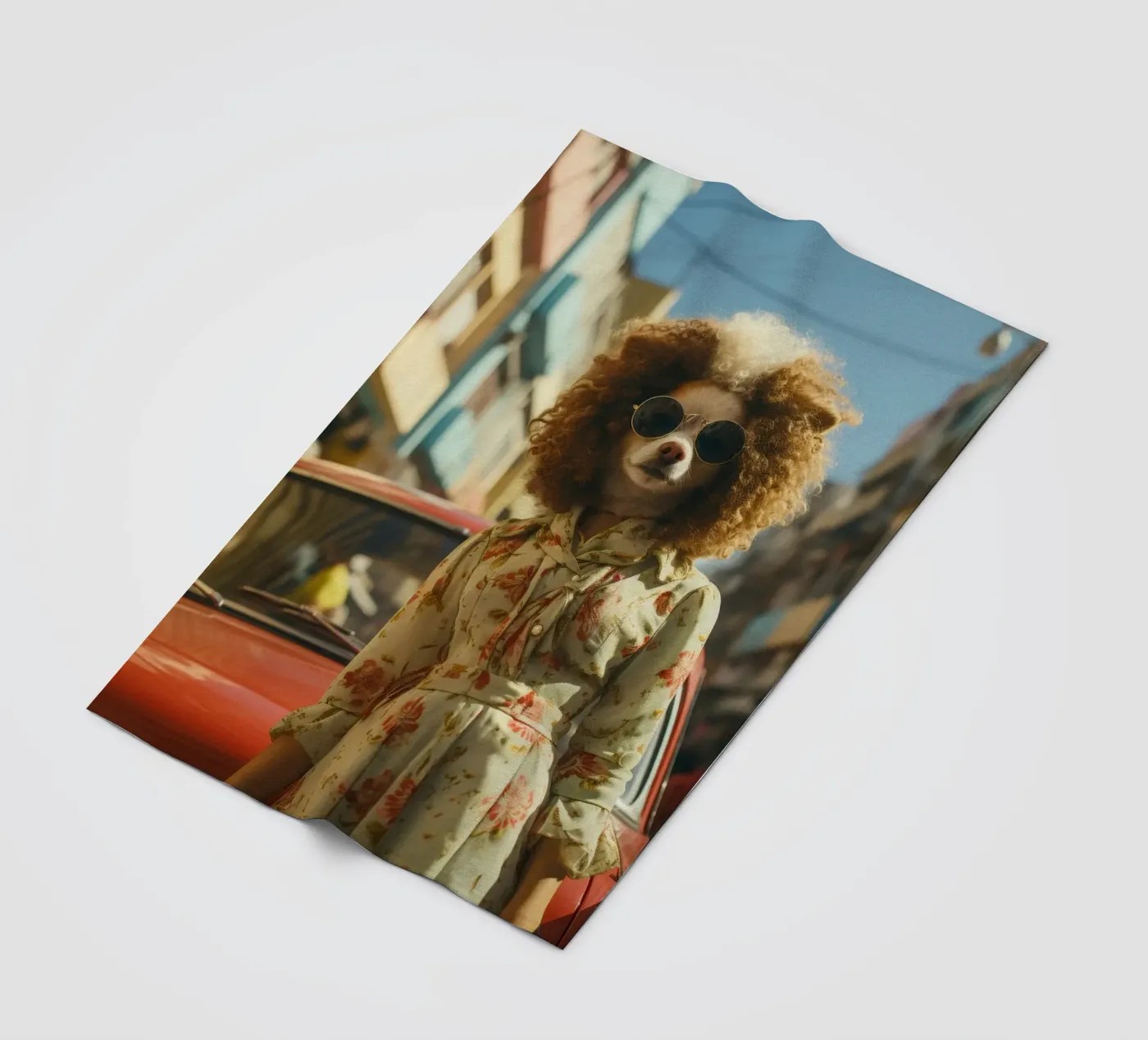 Gaëlle fleecedeken van Affiches Chien Originales – Dogland