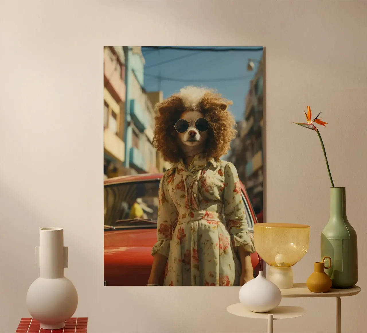 Gaëlle plexiglass da Affiches Chien Originales – Dogland