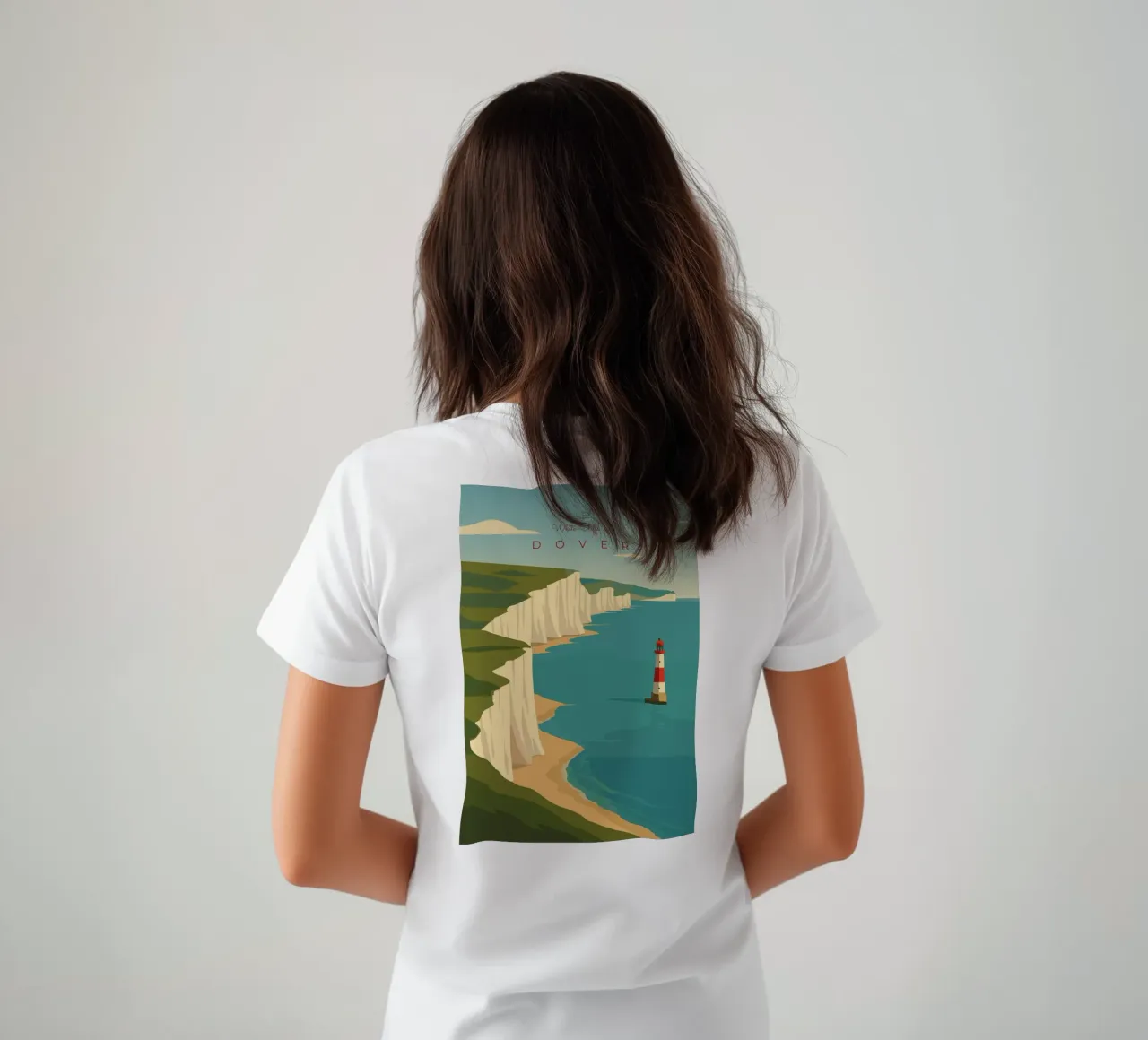 White Cliffs of DOVER t-shirt da minimalist designs