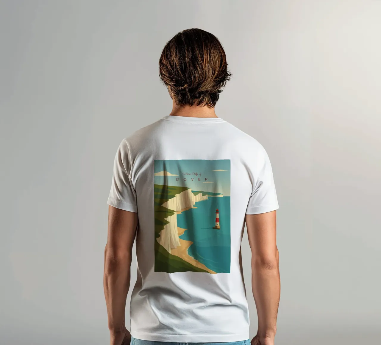 White Cliffs of DOVER t-shirt da minimalist designs